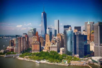 Produktbild von Papermoon VLIES Fototapete, Digitaldruck,  Lower Manhattan Skyline (036)