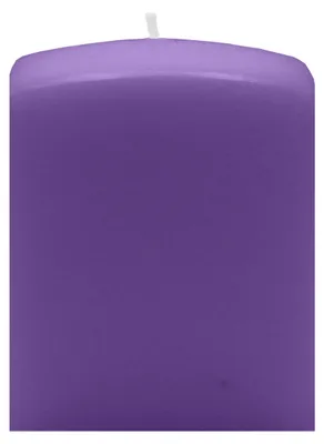 Produktbild von Quader Kerzen Lila 8 x Ø 6/6 cm, 4 Stück