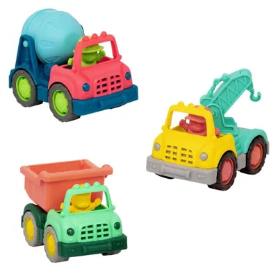 Produktbild von B.Toys Spielzeugfahrzeug Baufahrzeugpaket