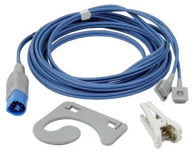 Produktbild von SpO2 Ohrsensor für Philips, Erwachsene, 3m (wie M1194A)