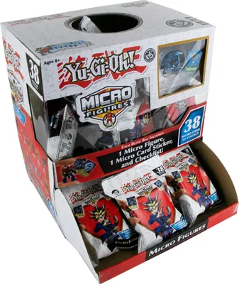 Produktbild von Yu-Gi-Oh! Microfigur Blind Bag, 25. Jubiläum, 1 zufällige Figur, beweglich, 3,5 cm, Sammelkarte & Sticker, Überraschungstüte, ab 8 Jahren