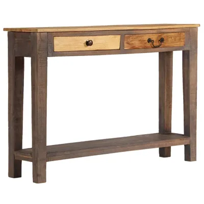 Obrázek produktu pro Konzolový stolek z masivního dřeva 118 x 30 x 80 cm vintage