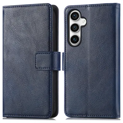 Imagen del producto de Funda Tipo Libro de Lujo para Samsung Galaxy S23 FE - Azul oscuro