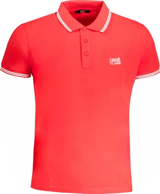 Produktbild von Cavalli Class Herren-T-Shirt mit Kragen Oluwamuyiwa rot L