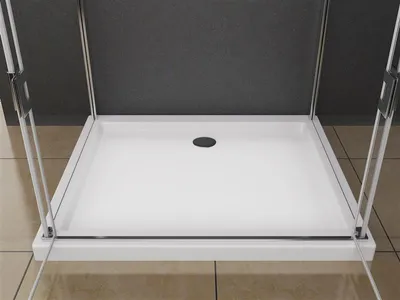 Produktbild von Glaswerk Westfalen- Emma 80x90x80cm U Duschkabine