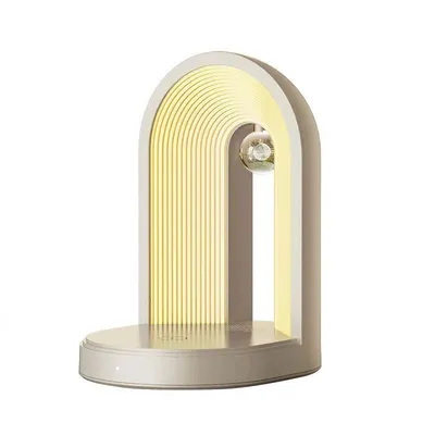 Produktbild von 3-in-1-Ladestation mit kabellosem Telefonladegerät, LED-Nachtlicht, Bluetooth-Lautsprecher, dimmbarem Musiklautsprecher-Ladegerät mit Touch-Licht