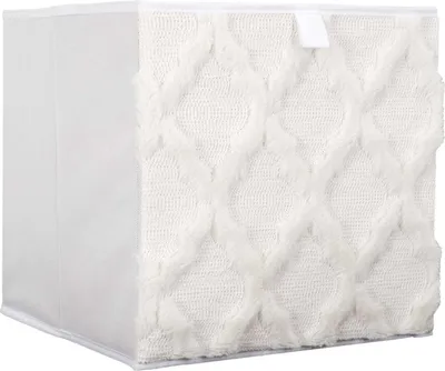 Immagine prodotto di HowHomely scatola portaoggetti beige scatola scaffale 30x30 cm scatola pieghevole