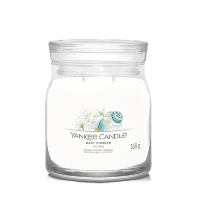 Obrázok produktu pre Yankee Candle Duftkerze Medium Baby Powder 11 cm