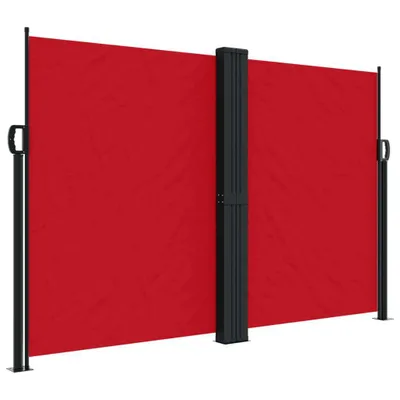 Obrázek produktu pro vidaXL Boční výsuvná markýza červená 160x1200 cm