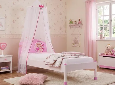 Produktbild von Cilek PRINCESS Bett inkl. Betthimmel