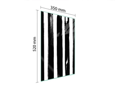 Obrázok produktu pre Sklenená doska na krájanie 35x52 prúžkov