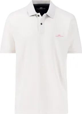 Produktbild von Fynch-Hatton Polo kurzarm weiß einfarbig normale Passform