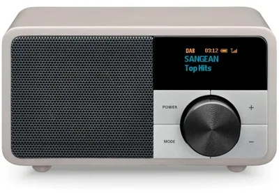 Produktbild von SANGEAN Radio tragb. 2W DAB+/FM/RDS BT AuxIn Netz/Akku silber