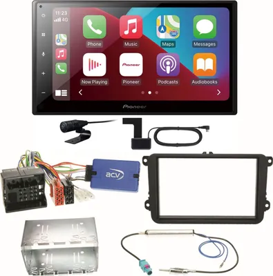 Produktbild von Pioneer SPH-DA160DAB Android Auto Einbauset für Golf 5 6 Passat 3C B7 Touran