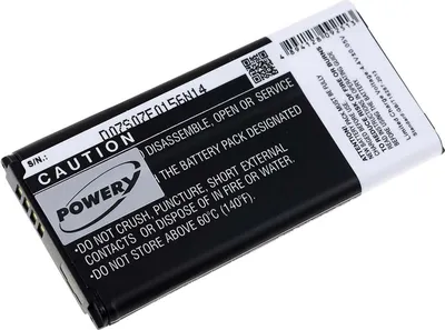 Produktbild von Ersatzakku für Samsung Galaxy S5 Mini SM-G800H EG-BG8000BBE 3,8V 2100mAh