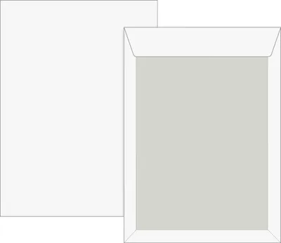 Productafbeelding van BRUNNEN 1053445. Verzendtas, 250 x 353 mm, formaat B4, wit