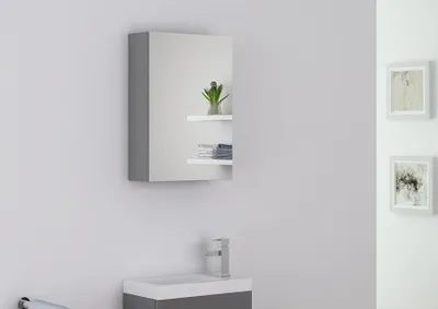 Produktbild von Spiegelschrank PATRO (grau)