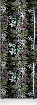 Produktbild von Magnete Küche Kühlschrank Kühlschrankmagnete 70x190 cm - Palmblumen