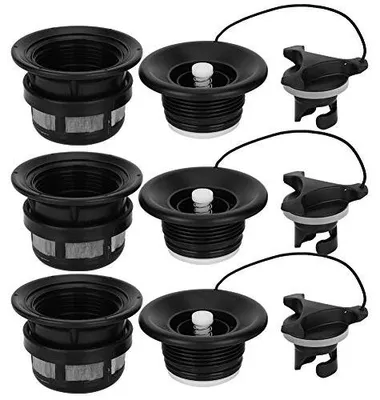 Produktbild von Luftventil Set - Aufblasbare Boot- und Kajakventile - 3 Stück - M37