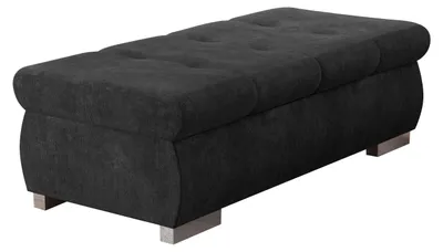 Produktbild von MIRJAN24 Polsterhocker Orkan Groß, Moderne Sitzhocker vom Hersteller, Holzkonstruktion, 120x60x39 cm (Farbe: Margo 227.09)