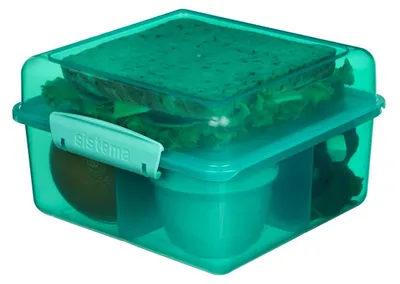 Obrázok produktu pre Sistema 8086600, Box, Štvorec, 2 L, Rôzne farby, Polypropylén (PP), 1 kusov