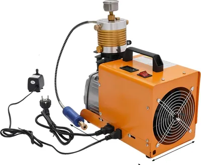 Obrázek produktu pro Vzduchové kompresorové čerpadlo, maximální tlak 30MPA, odolná konstrukce, 220V, oranžová, EU