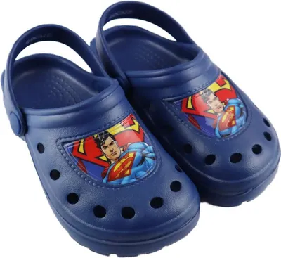 Produktbild von DC Comics Superman - Kinder Clogs Badeschuhe – 24/25