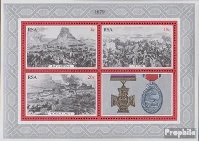 Produktbild von Briefmarken Südafrika 1979 Mi Block7 (kompl.Ausg.) FDC Zulu Krieg