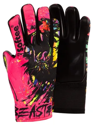 Productafbeelding van Softee Beast Emboss Keepershandschoenen (paar) Rosa/