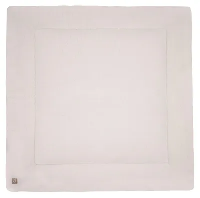 Produktbild von Jollein Laufstallteppich 100x100 cm - Cloudy Rib - Oatmeal | Jollein Laufstalldecke