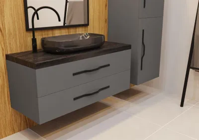 Immagine prodotto di Maniglia UA130, nero super opaco, 352 mm