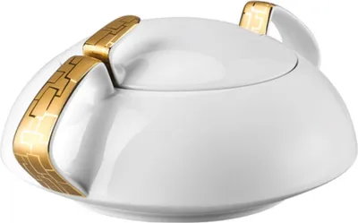 Produktbild von Rosenthal TAC Gropius Skin Gold Schüssel mit Deckel