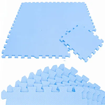 Produktbild von 9 Teile Baby Kinder Puzzlematte ab Null - 30x30 Puzzle Spielmatte Krabbelmatte