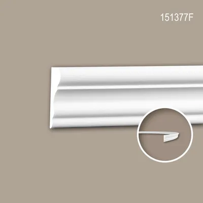 Produktbild von PROFHOME 151377F flexible Wand- und Friesleiste Stuckleiste Zierleiste 2 m