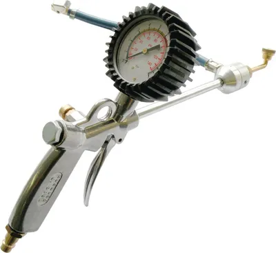 Image de Pistolet de gonflage Tip Top avec manomètre pour DV/SV/AV, jusqu'à 10 bar/145 psi