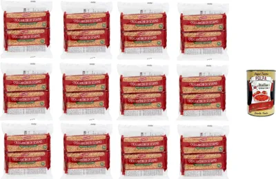 Produktbild von Fiorentini Croccantini di Sesamo Sesam Croccantini 12x 120gr + Italian Gourmet polpa 400g