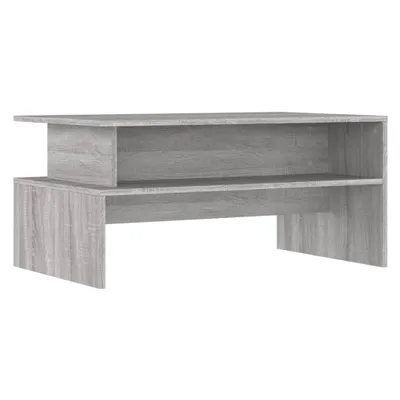 Obrázek produktu pro vidaXL Konferenční stolek Grey Sonoma 90x55x42,5 cm odvozený výrobek ze dřeva