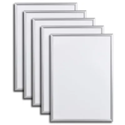 Produktbild von vidaXL Klapprahmen Plakathalter A4 210 x 297 mm 5 Stk Posterleiste