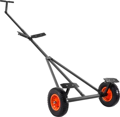 Obrázek produktu pro VEVOR přívěsný vozík pro přepravu lodí, nosnost oje 190 kg, pneumatiky 40 cm, uhlíková ocel, pro přepravu kajaků, vodních skútrů a rybářských člunů