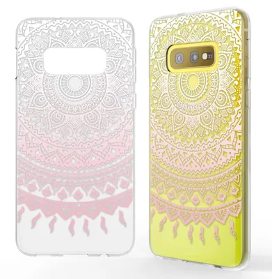 Image de Housse NALIA pour Samsung Galaxy S10e, motif Housse silicone Housse de protection Mandala Rose