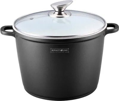 Obrázok produktu pre Royalty Line RL-AD24M: Mramorom potiahnutý kastról so sklenenou pokrievkou - 24 cm