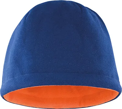 Produktbild von Result Winter Essentials R374X | Reversible Fleece Skull Hat Wintermütze - Farbe: Navy/Orange - Größe: One Size