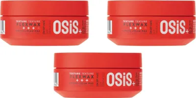 Produktbild von 3x Schwarzkopf OSiS+ Flexwax Strong Cream Wax 85ml