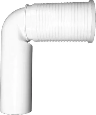 Obrázok produktu pre Hutterer & Lechner HL224.WE Koleno pre pripojenie WC DN110, 1 kus.