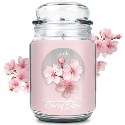 Produktbild von Duftkerze mit Kirschduft in Glasbehälter, 620 ml