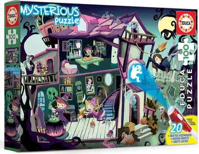 Immagine prodotto di Casa stregata Puzzle misterioso 100 pezzi