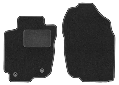 Productafbeelding van Velours voormatten voor Toyota RAV4 IV 2013-2019 – 2-delig, grafiet, op maat – Wielganizator LUX