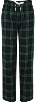 Produktbild von SF - "Tartan" Loungehose für Damen LT4668 (XL) (Marine/Grün)