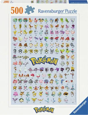 Zdjęcie produktu dla Pokémon Puzzle Pokémon Pokédex (500 Teile)