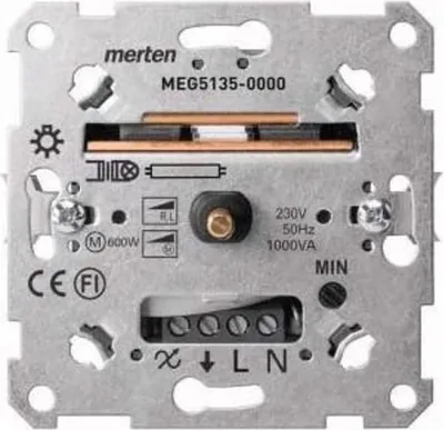 Immagine prodotto di Inserto dimmer rotante Merten MEG5135-0000